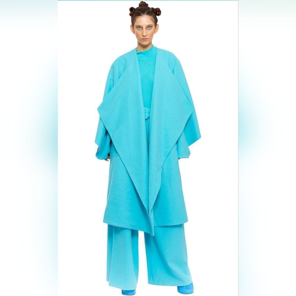 Chaouiche Western Blue Coat women's size Large